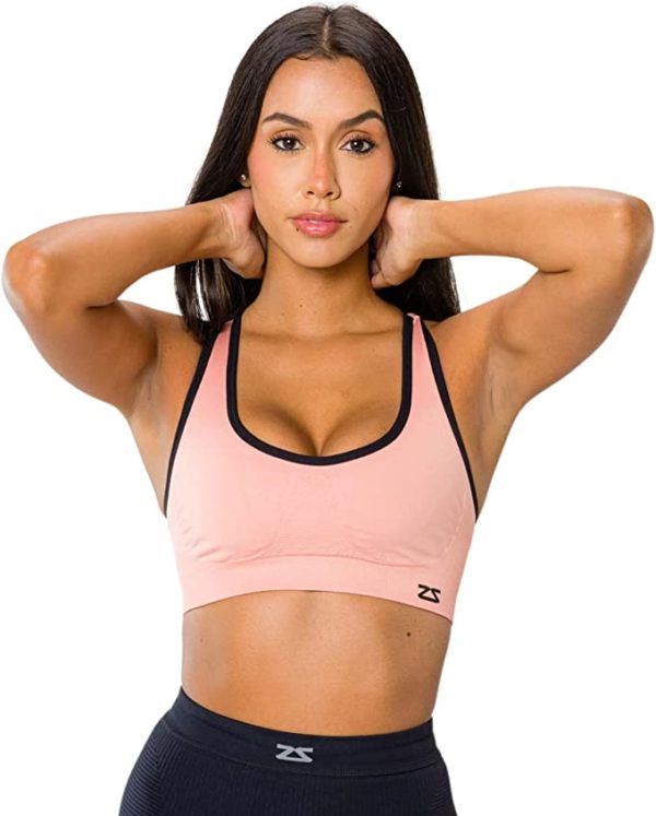 Womens Sports Bra Running, Fitness, Workout, Racerback, High Impact WF Shopping