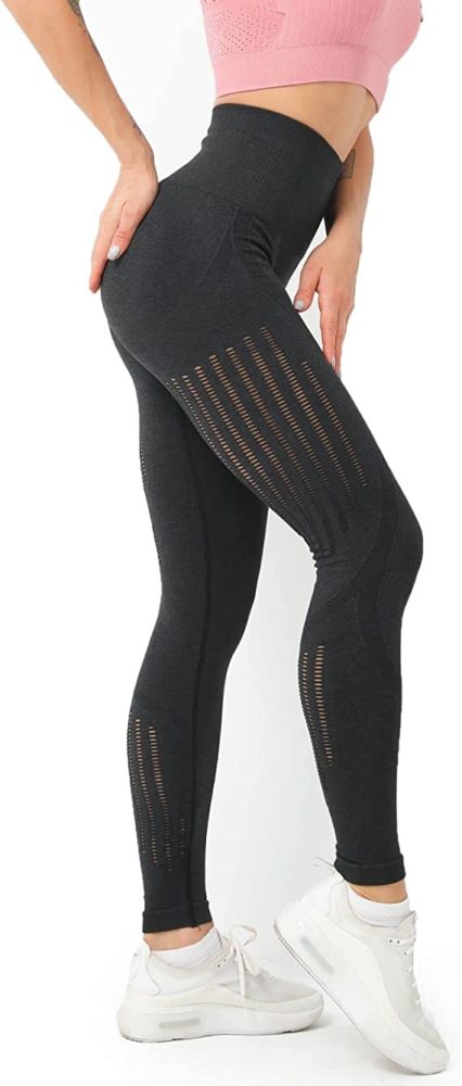 AMYTIS Yoga Pants For Women With Pockets High Waist Workout Running Leggings Gym Sports Leggings Tie Dye 3 Pack