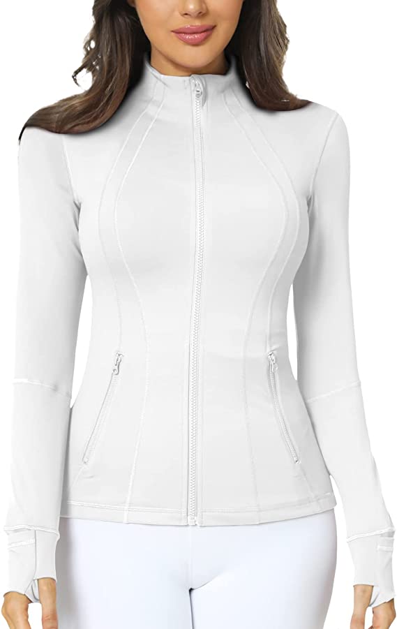 Women's Lightweight Running Jackets CottonySoft 4Way Stretch Zip up