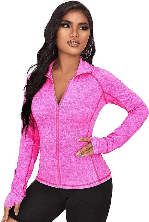SweatyRocks Women's Long Sleeve Bomber Jacket - Color Block Baseball Coat | Mesh Fabric, Button Front, Casual Outerwear