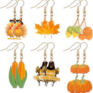 Thanksgiving Autumn Earrings Jewelry for Women