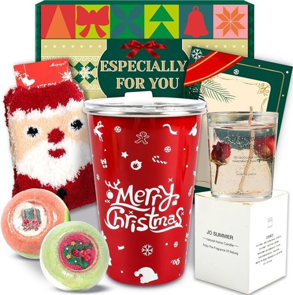 Christmas Spa Gift Box Basket for Women