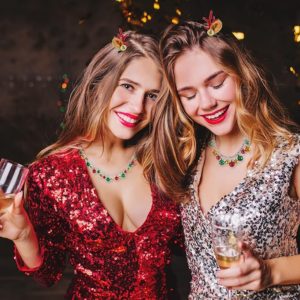 HUASAI Christmas Necklace set Gifts for Women