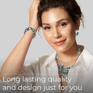 Necklace Bracelet Earrings Set Christmas Gifts for Women