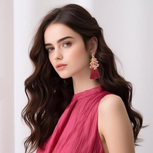 VANGETIMI Christmas Tree Earrings Girls for Women