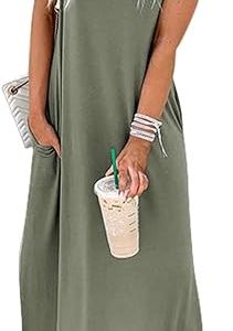 ANRABESS Women's Casual Loose Short Sleeve