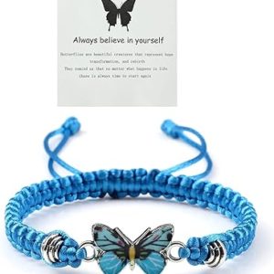 Always Believe in Yourself Butterfly Bracelet