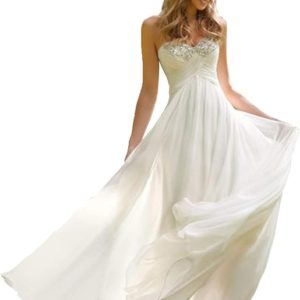 Beach Wedding Dress Plus Size for Woman