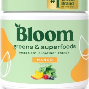 Bloom Nutrition Super Greens Powder Smoothie & Juice Mix - Probiotics