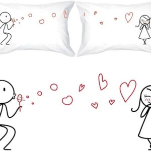 BoldLoft from My Heart to Yours Couples Pillowcases
