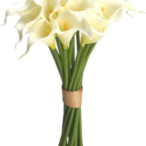 Easin Calla Lily Bouquet for Wedding 20 PCS Lily Flowers