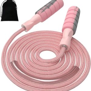 FITMYFAVO Jump Rope Cotton Adjustable Skipping
