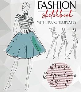 Fashion Sketchbook With Figure Templates
