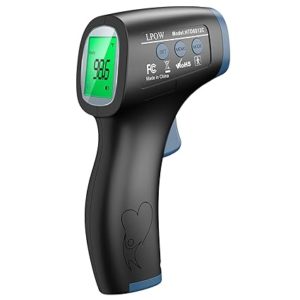 LPOW Thermometer for Adults, Non Contact Infrared Digital Thermometer