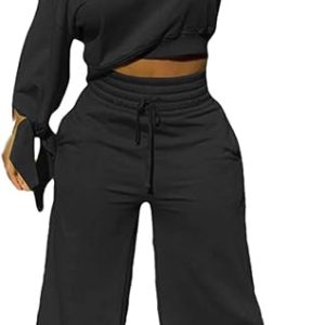 MRSYVES Solid 2 Piece Outfits