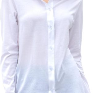 Microsubtle Women's Cotton Basic Button Down Shirt
