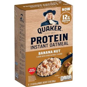 Quaker, Protein Instant Oatmeal, Banana Nut