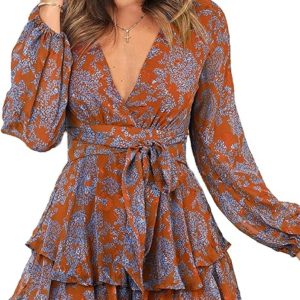 Relipop Women's Romper Floral Print
