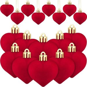 Valentine's Day Heart Shaped Ornaments
