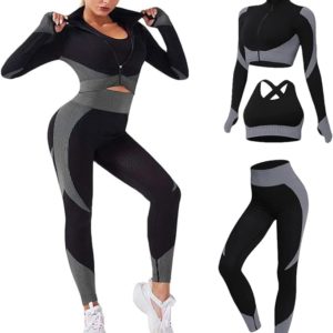 Veriliss 3pcs Seamless Outfit Workout