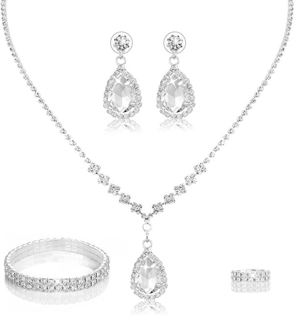 Yolev Bridal Wedding Jewelry Set WF Shopping