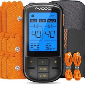 AVCOO 3-in-1 TENS Unit with 32 Modes