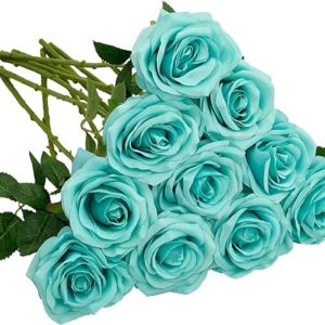 IUKnot Artificial Rose 10pcs Open Flower