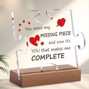 Romantic Puzzle-shaped Plaque Valentines Day Gifts