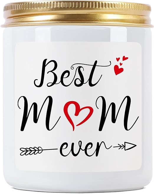 9oz Lavender Scented Candle gift for Mom from Daughter 9oz Lavender Scented Candle gift for Mom from Daughter