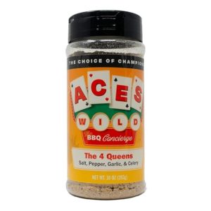 Aces Wild BBQ The 4 Queens All Purpose Salt