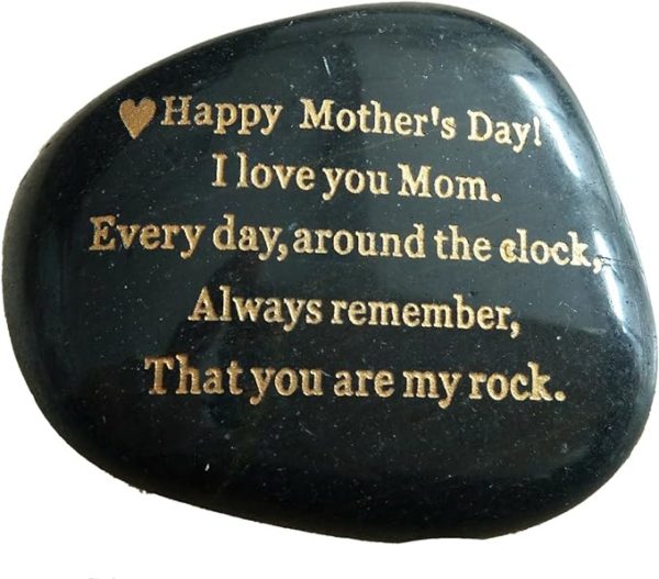Engraved rock unique rare Mothers Day Gifts from Daughter