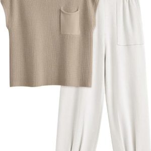 LILLUSORY 2 Piece Knit Sets For Women