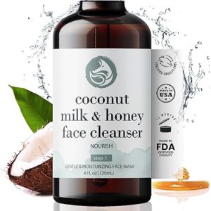 Foxbrim Naturals Coconut Milk & Honey Facial Cleanser