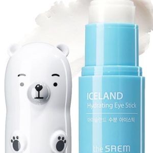 THESAEM Iceland Hydrating Eye Stick 0.24oz - Cooling Eye Balm for Dark Circles and Puffiness