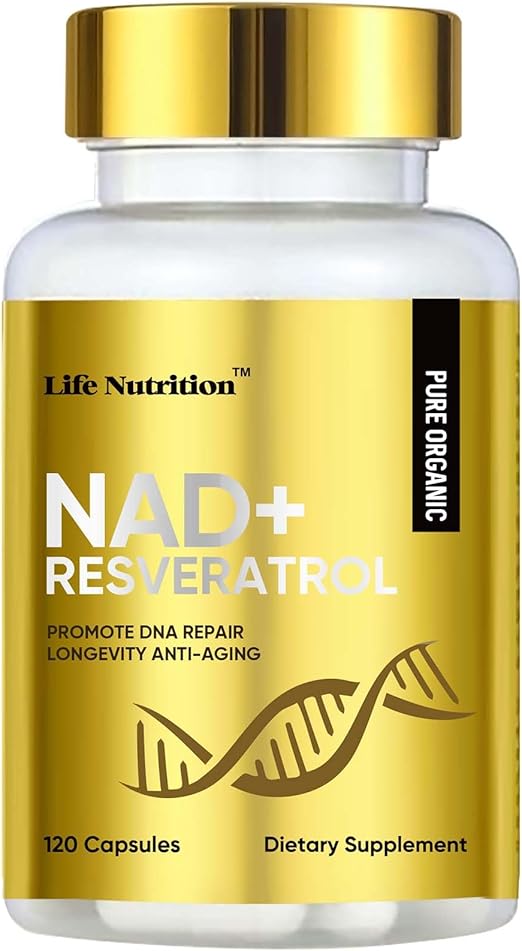 120 Vegetarian Capsule NAD+ Supplement 1000mg Cell Regenerator and Resveratrol Elite 120 Vegetarian Capsule NAD+ Supplement 1000mg Cell Regenerator and Resveratrol Elite