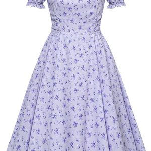 Belle Poque Vintage Dress for Women 1950s Cottagecore Cocktail Dresses
