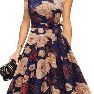 DRESSTELLS Cocktail Dress, Formal Wedding Guest Dresses for Women 2024