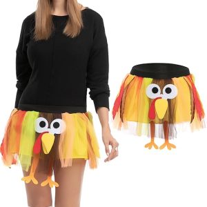 JOYIN Thanksgiving Turkey Tutu, Thanksgiving Outfit Turkey Costumes, Thanksgiving Dress