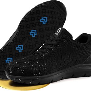 Non Slip Work Shoes for Men Women Waterproof Safety Shoes