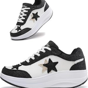 Oude Womens Walking Sneakers Comfy | Platform Shoes for Women