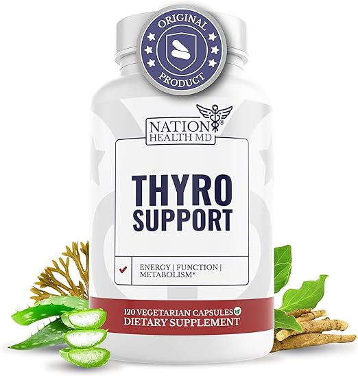 Thyro - Nutritional Health Supplement with Ashwagandha, Selenium & Zinc - 10 Potent Ingredients, 120 Capsules Thyro - Nutritional Health Supplement with Ashwagandha, Selenium & Zinc - 10 Potent Ingredients, 120 Capsules
