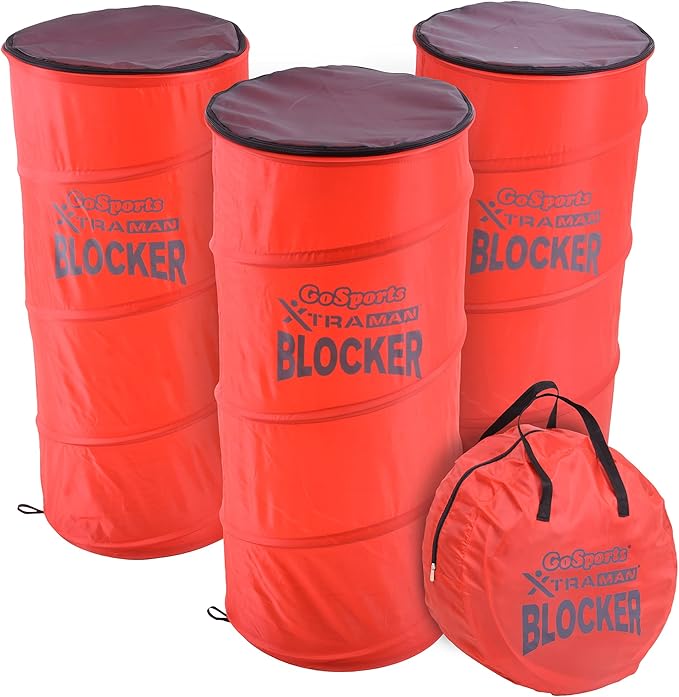 GoSports XTRAMAN Blocker Pop-Up Defenders 3 Pack - Safely Simulate Defenders for All Major Sports - Basketball, Soccer, Football and More GoSports XTRAMAN Blocker Pop-Up Defenders 3 Pack - Safely Simulate Defenders for All Major Sports - Basketball, Soccer, Football and More