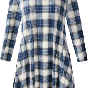 LARACE 3/4 Sleeve Shirts for Women Plus Size Tunic Dressy Top Loose Fit Flare T-Shirt