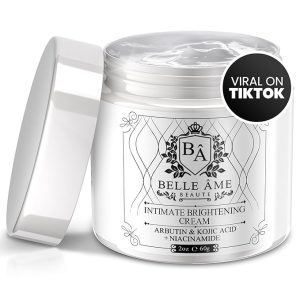 Premium Intimate Skin Brightening Cream - Skin Discoloration Reduction Cream for Uneven Skin Tone - Face, Body, Underarm, Knees, Elbows, Inner Thigh and Intimate Area