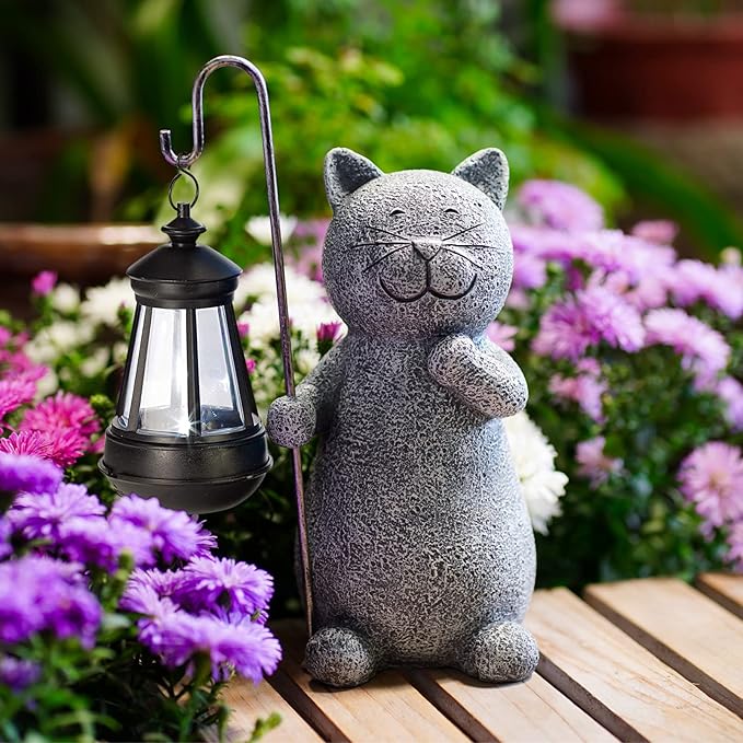 Solar Garden Decor Statues Figurine Garden Art for Patio Balcony Yard Lawn - Unique Christmas Birthdays Gifts for Mom Grandma Women Wife Sister Solar Garden Decor Statues Figurine: Garden Art for Patio Balcony Yard Lawn - Unique Christmas Birthdays Gifts for Mom Grandma Women Wife Sister