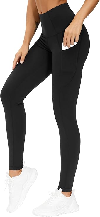 THE GYM PEOPLE Thick High Waist Yoga Pants with Pockets, Tummy Control Workout Running Yoga Leggings for Women THE GYM PEOPLE Thick High Waist Yoga Pants with Pockets, Tummy Control Workout Running Yoga Leggings for Women