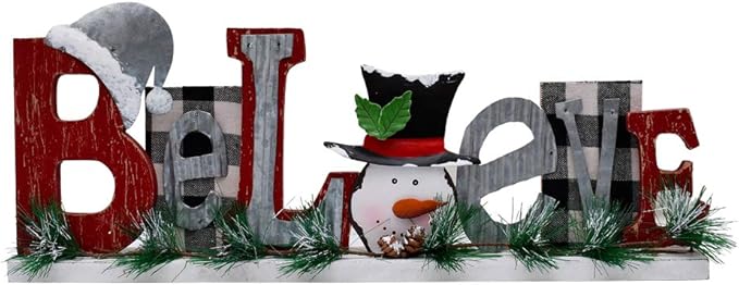 Wooden Christmas Table Decoration Free-standing Decorative Snowman Sign Wood Merry Xmas Centerpieces Winter Holiday Decor for Home Party Office Wooden Christmas Table Decoration Free-standing Decorative Snowman Sign Wood Merry Xmas Centerpieces Winter Holiday Decor for Home Party Office