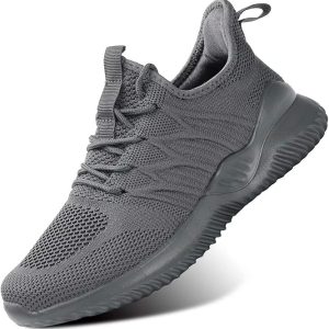 KEEZMZ Womens Ladies Walking Running Shoes Slip On Lightweight Casual Tennis Sneakers Clothes Shoes