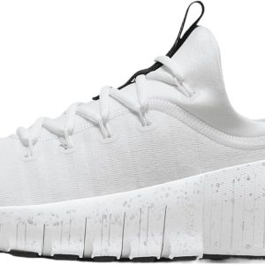 Nike Free Metcon 6 Women's Workout Shoes (HQ3510-100, White/Metallic Silver/Light Smoke Grey/Black)