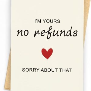 Valentine Day Gifts & Card | Anniversary Card to Husband | Funny Anniversary Card & Gifts for Women, Men, Husband, Wife, Him, and Her